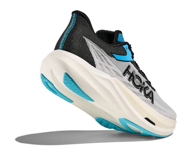 HOKA Unisex Rocket X 3 - WHITE / BLACK