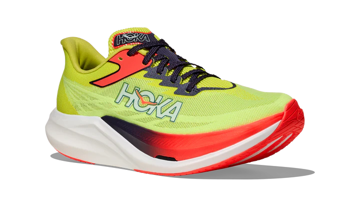 HOKA Unisex Rocket X 3 - NEON YUZU / SQUID INK
