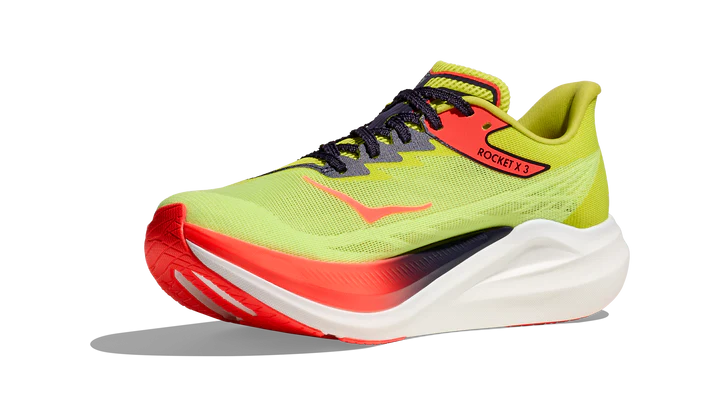 HOKA Unisex Rocket X 3 - NEON YUZU / SQUID INK