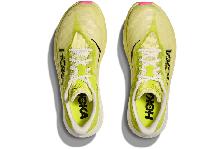 HOKA Unisex Rocket X 3 - SUNLIGHT / NEON HOKA CITRUS