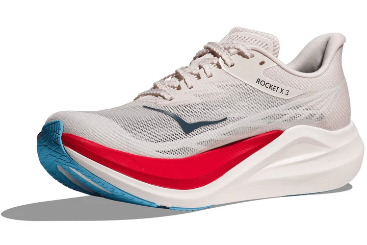 HOKA Unisex Rocket X 3 - ALABASTER / FROST