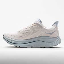 HOKA Women's Clifton 10 - GROUT / MINERAL BLUE (Wide)