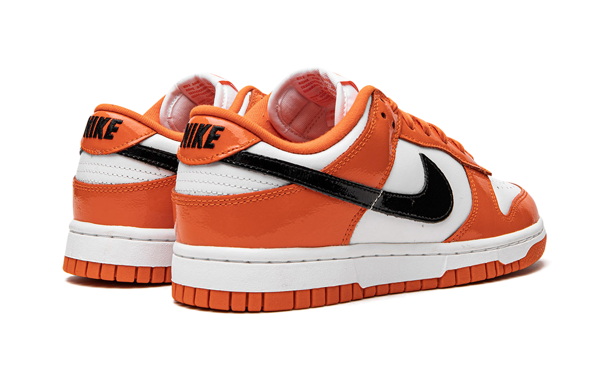 DUNK LO MNS WMNS "Orange / Black Patent Leather" DJ9955 800