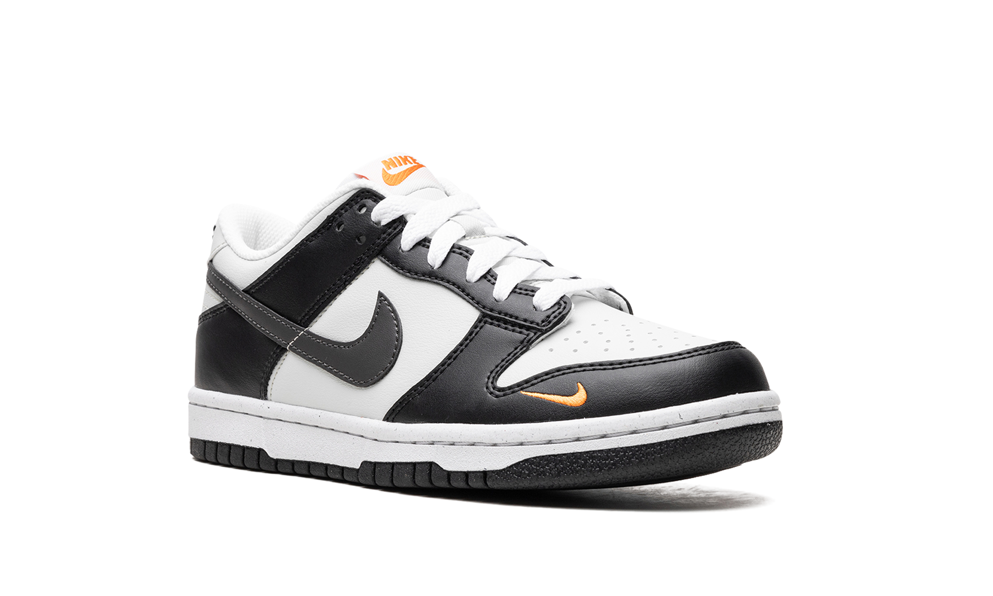 Dunk Low Next Nature GS "Black Bright Mandarin" FN7784 001