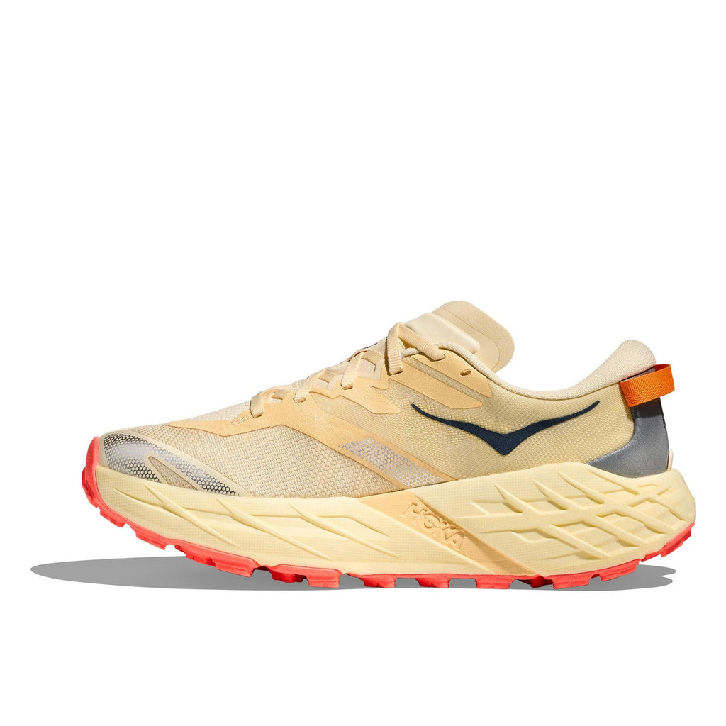 HOKA Women's Speedgoat 7 - VINTAGE YELLOW / NEON FLAME (Wide)