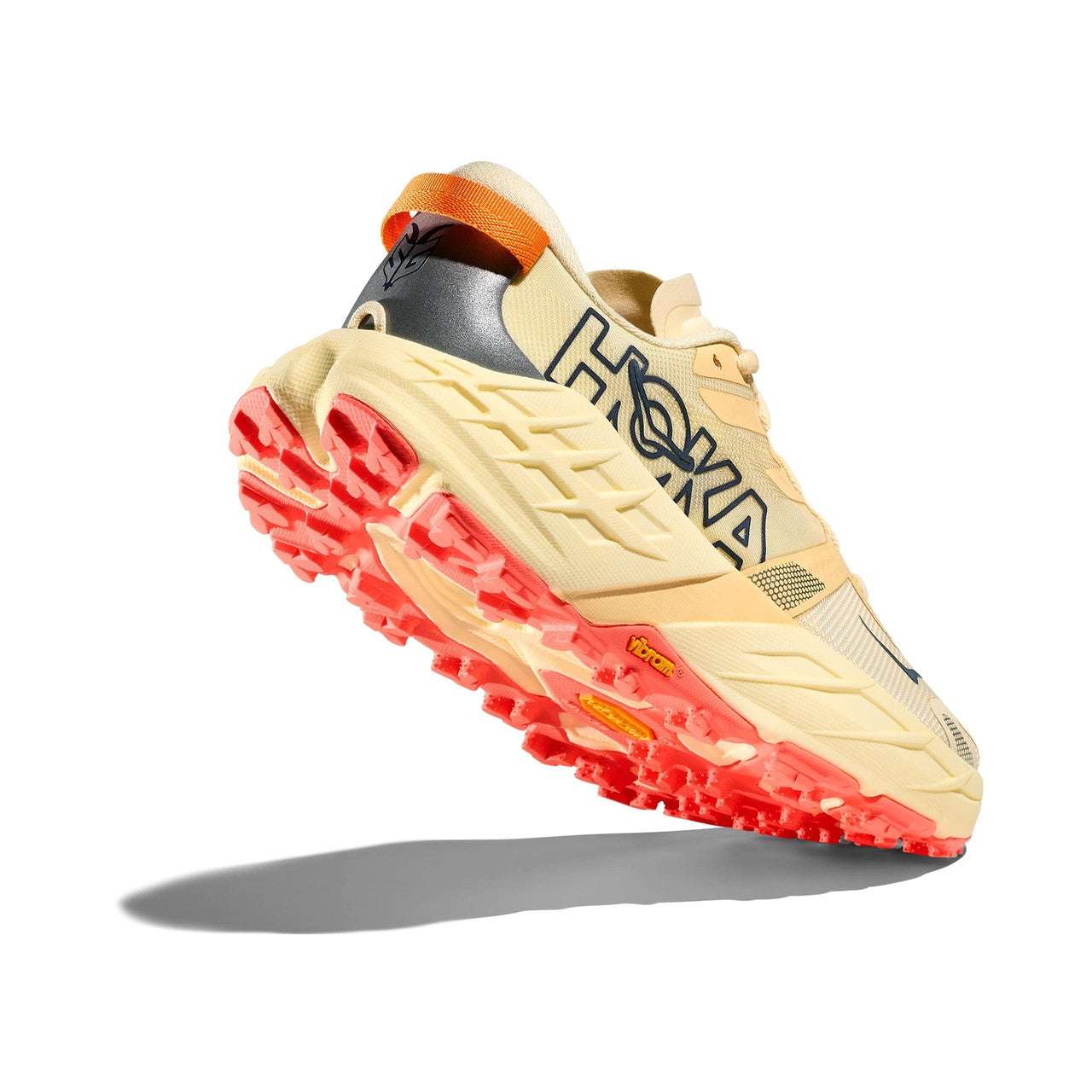 HOKA Women's Speedgoat 7 - VINTAGE YELLOW / NEON FLAME (Wide)