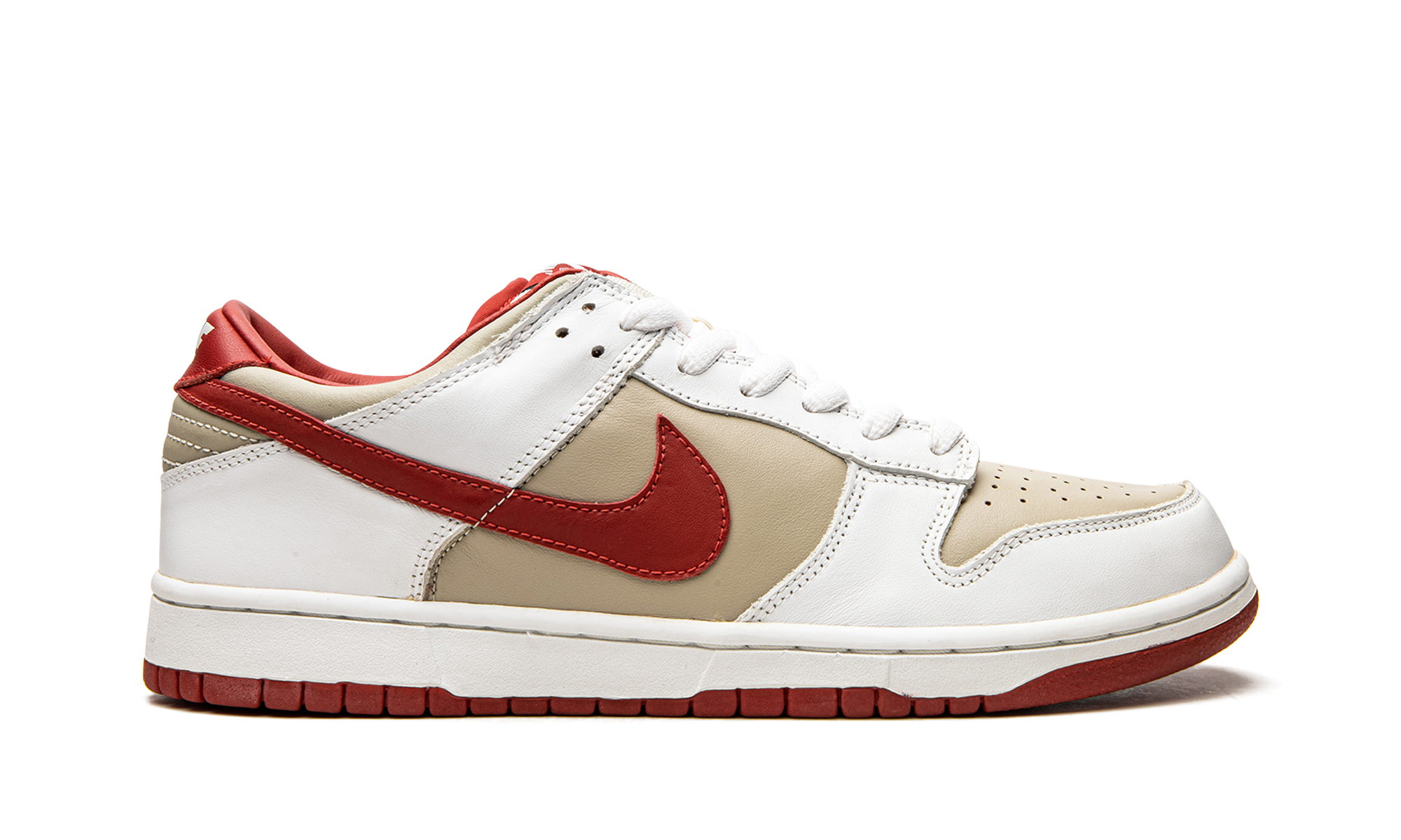 DUNK LO PRO MNS WMNS "Light Stone Varsity Red" 302517 161