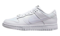 Dunk Low SE WMNS "Just Do It White Iridescent" FD8683 100