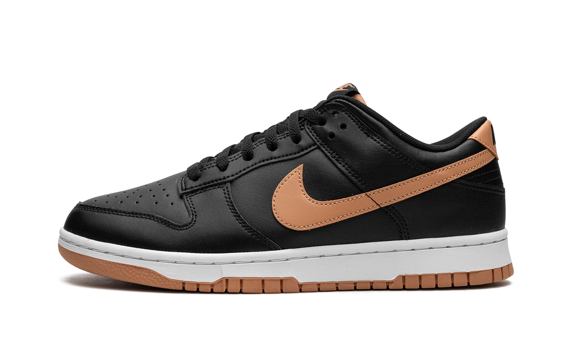 Dunk Low "Black / Amber Brown" DV0831 004