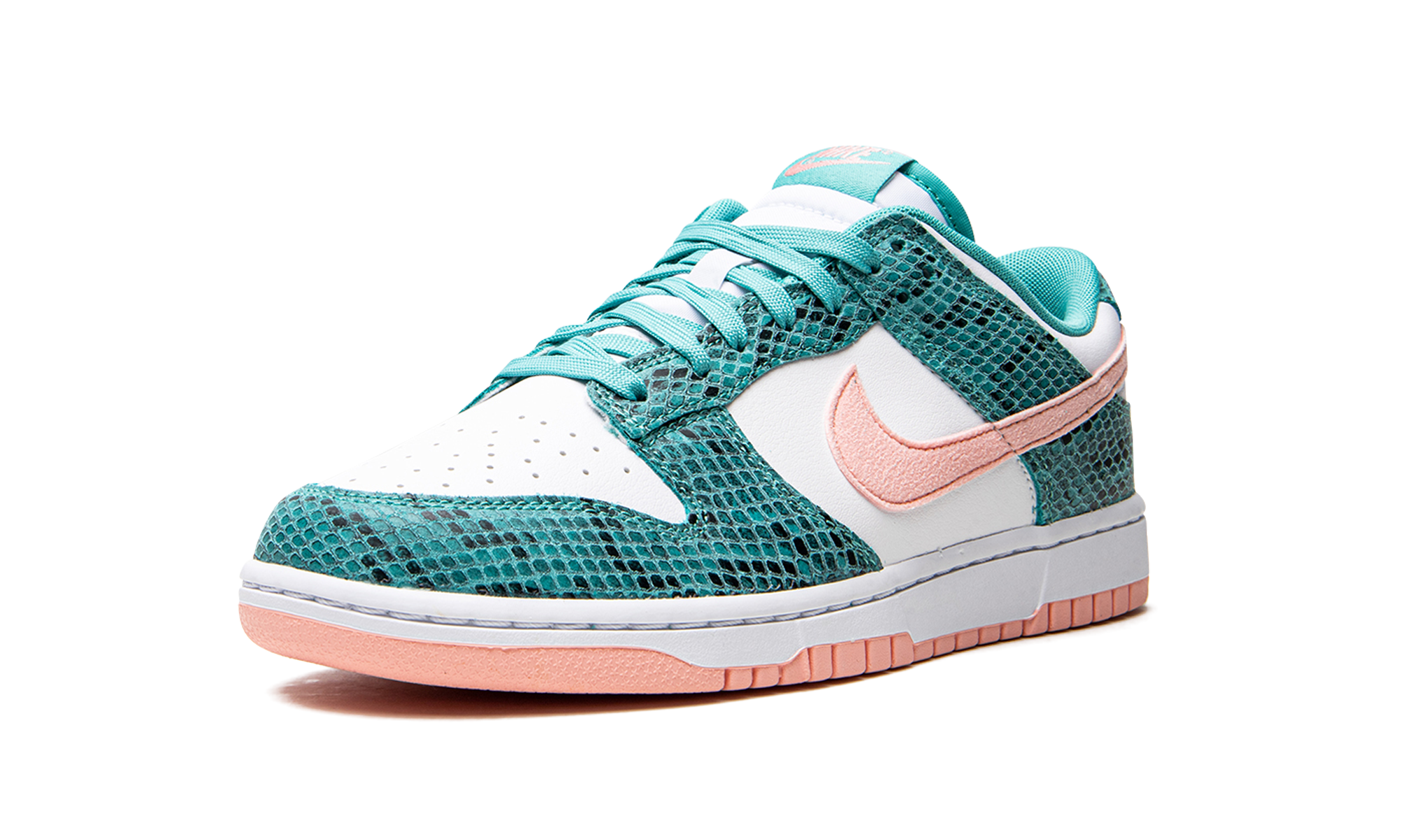 Dunk Low "Snakeskin Washed Teal Bleached Coral" DR8577 300