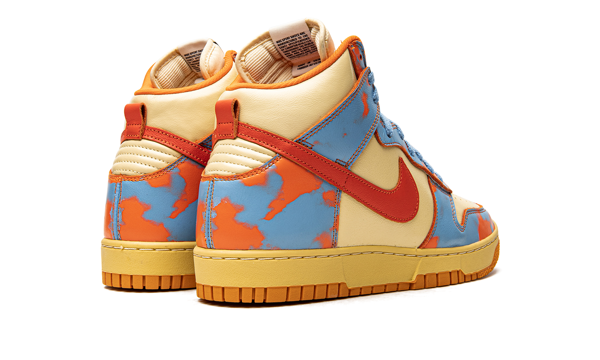 Dunk High 1985 "Orange Acid Wash" DD9404 800