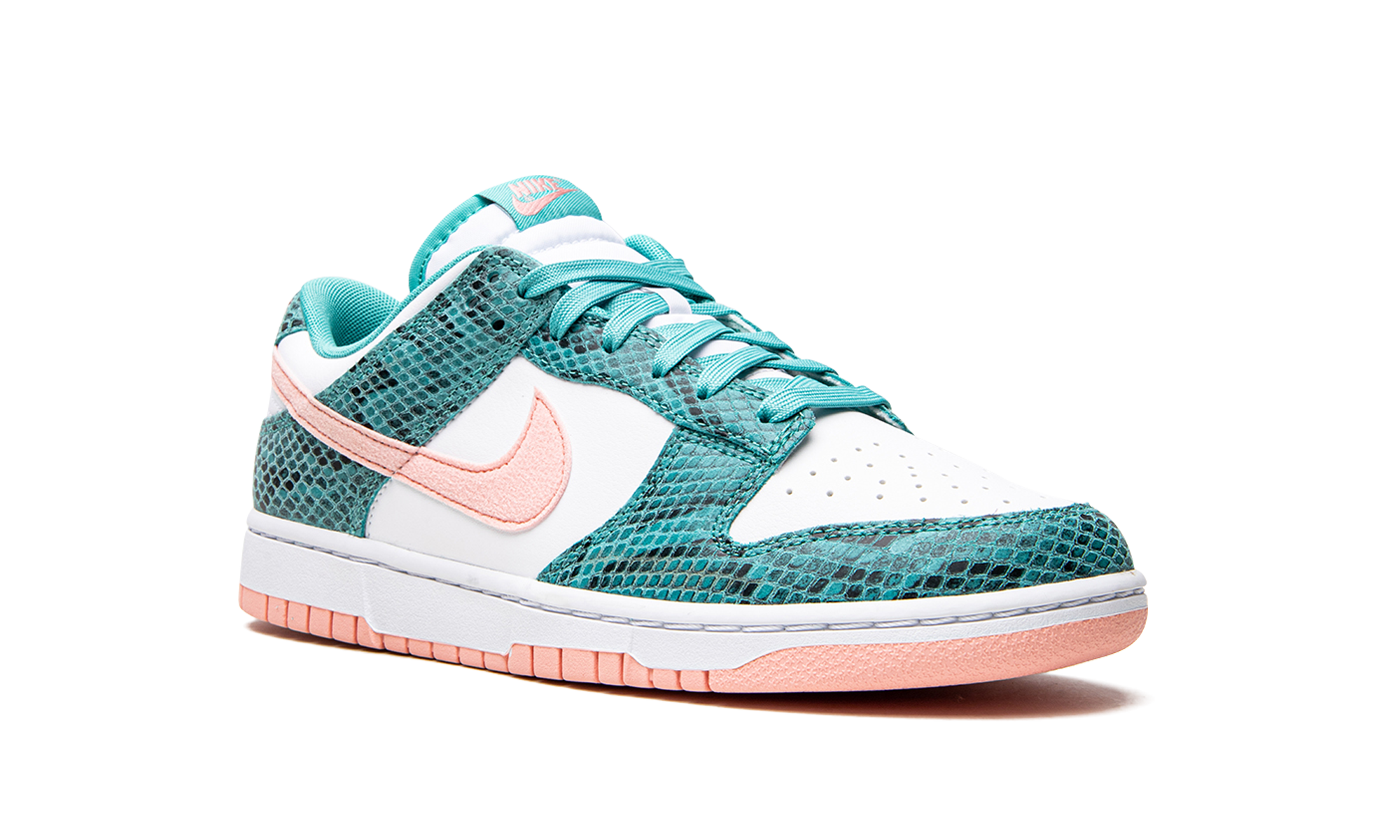 Dunk Low "Snakeskin Washed Teal Bleached Coral" DR8577 300