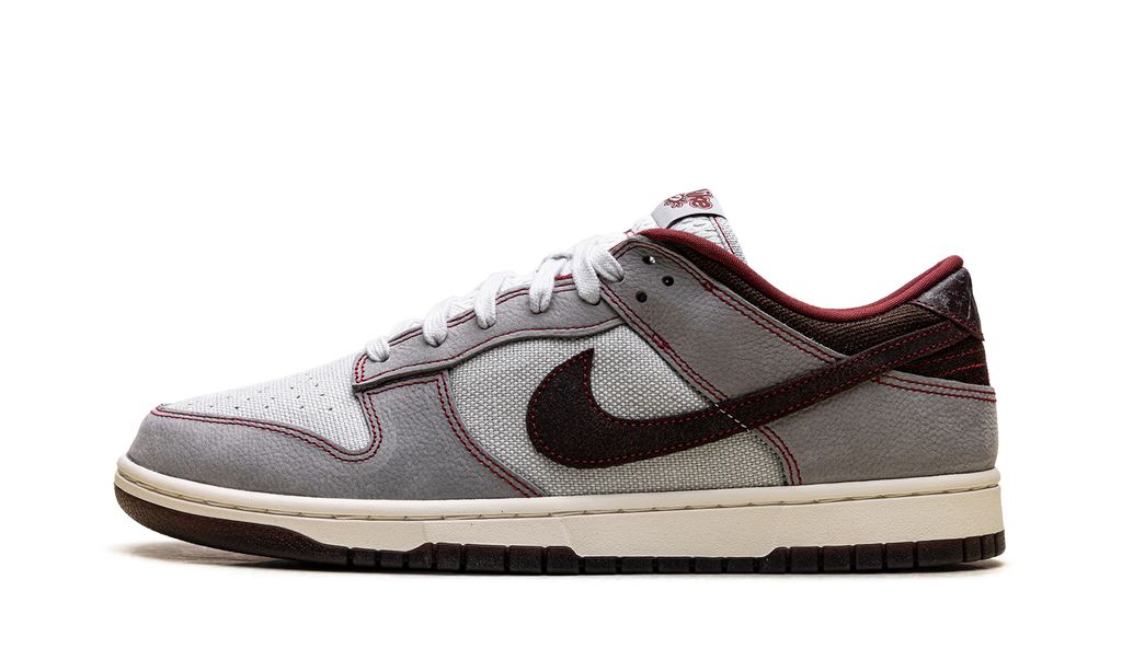 Dunk Low Retro SE "Pure Platinum / Wolf Grey / Team Red / Burgundy Crush" IH1942 001