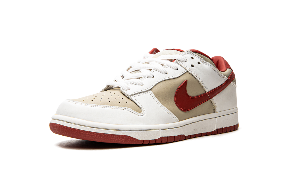 DUNK LO PRO MNS WMNS "Light Stone Varsity Red" 302517 161