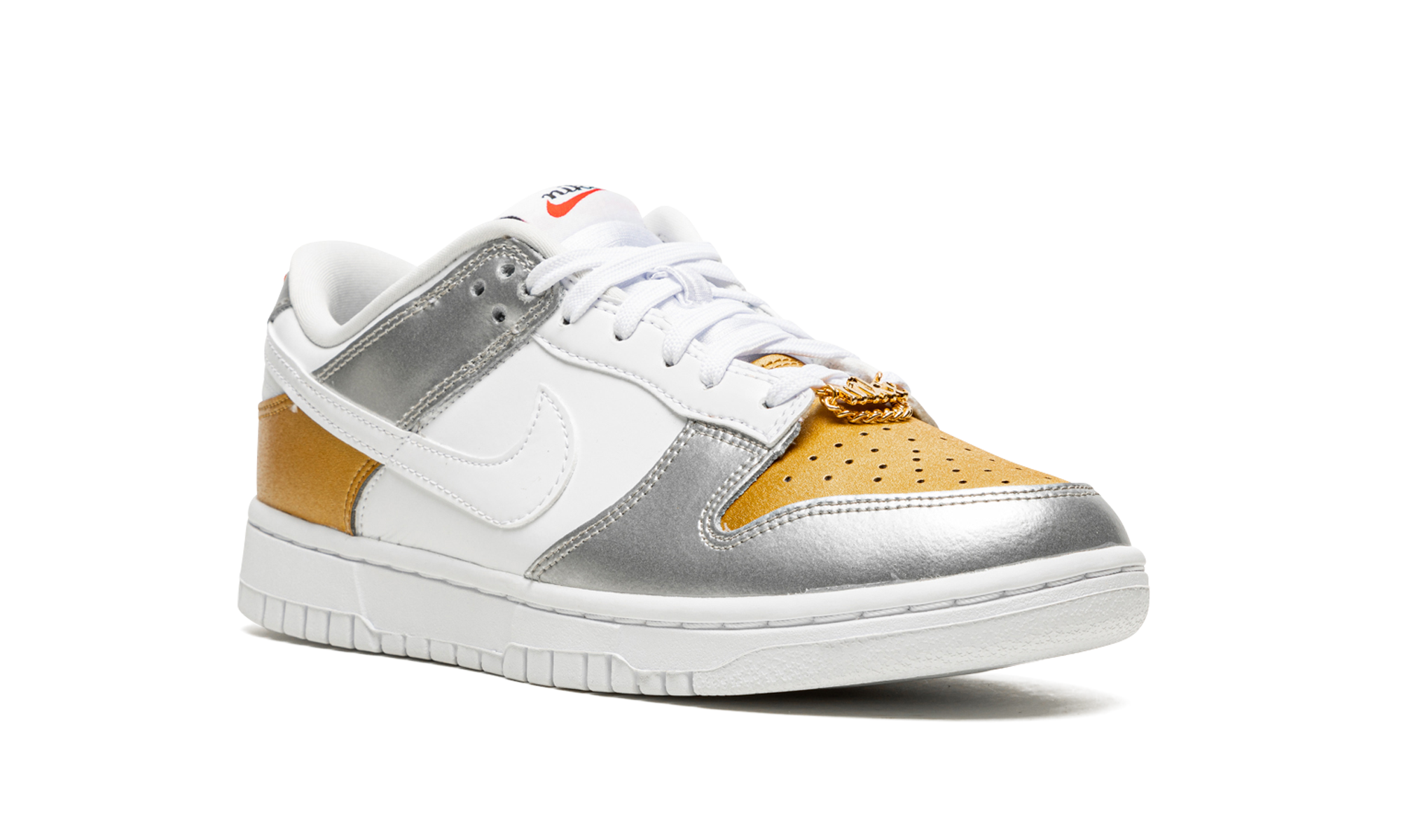 DUNK LOW WMNS "Gold White Silver" DH4403 700