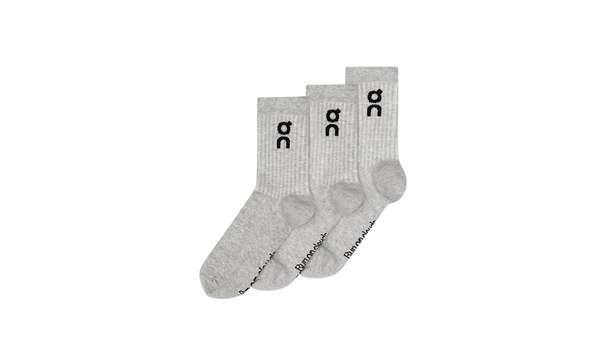 Logo Sock High 3P "Heather Gray" 2UF10311732