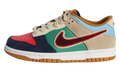 Dunk Low GS "Midnight Navy / Speed Red / Green Noise" IV6203 410